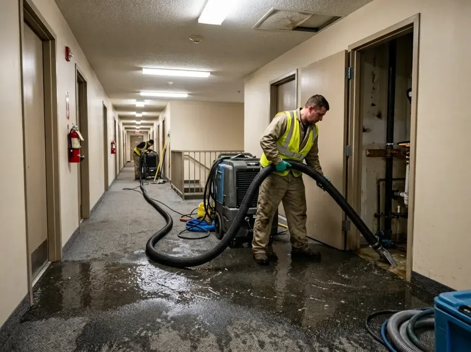 multi-unit-apartment-hallway-f-005 — frequently asked questions, Emergency Burst Pipe Water Extraction & Removal in Fontana,…